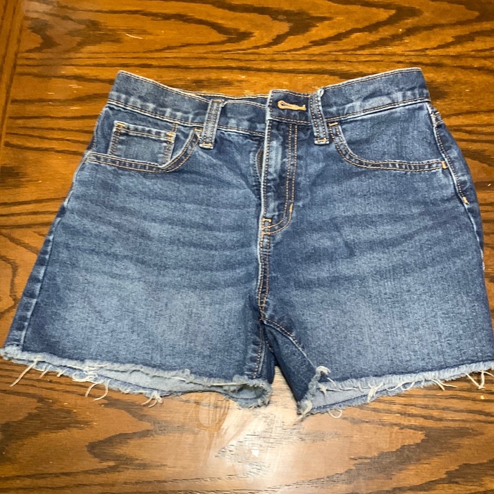 Old Navy Girls Blue Denim Cutoff Shorts